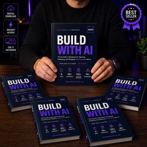 AI Business Workbook | Gründungsplaner für Unternehmer | Ausfüllbares PDF Digitaler Download | Business Plan Side Hustle Ratgeber | Idee zum Abschuss
