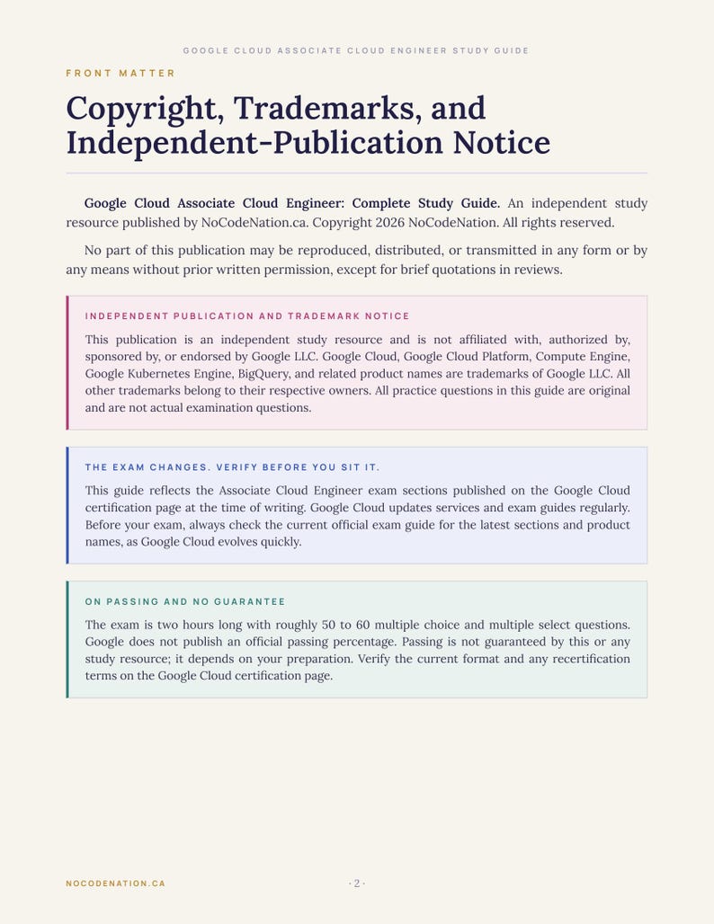 Guida di studio/Preparazione all'esame per Google Cloud Associate Engineer, 335 domande (Download digitale) immagine 3