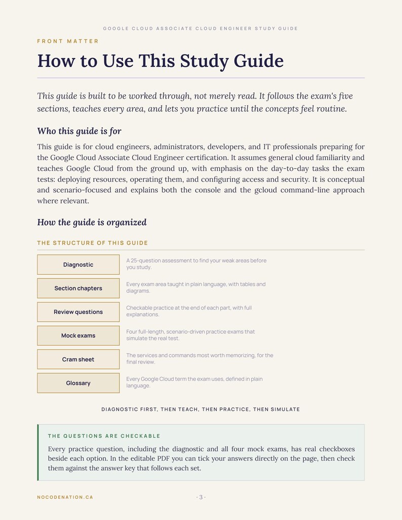 Guida di studio/Preparazione all'esame per Google Cloud Associate Engineer, 335 domande (Download digitale) immagine 4