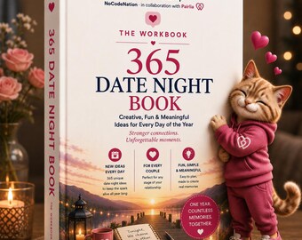 365 Date Night Ideas for Couples, A Year of Fun Date Night & Connection Ideas, Relationship Gift, Instant Download PDF