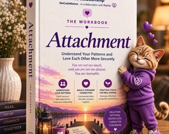 Attachment Styles Workbook for Couples, Anxious & Avoidant Patterns for Secure Love, Instant Download PDF