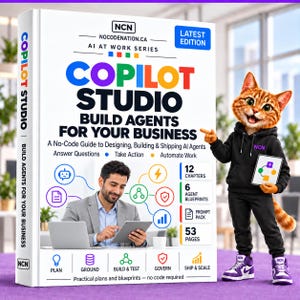 Copilot Studio Guide, No-Code AI Agents for Business with 6 Blueprints & 40 Prompts, Instant Download PDF