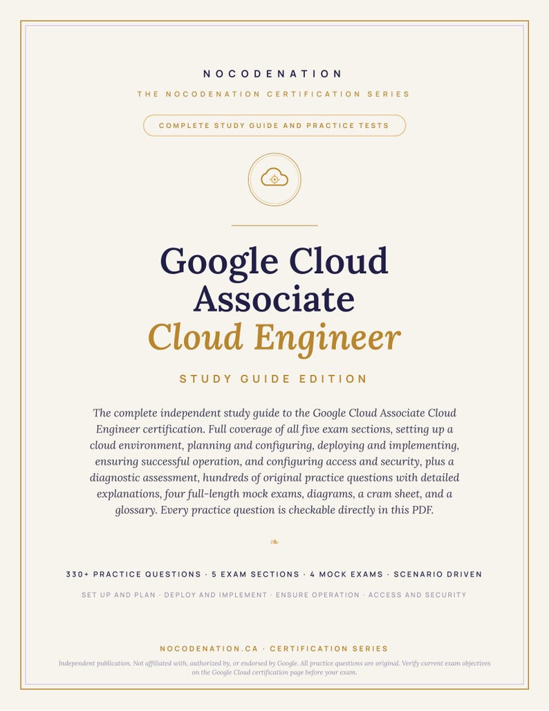 Guida di studio/Preparazione all'esame per Google Cloud Associate Engineer, 335 domande (Download digitale) immagine 2