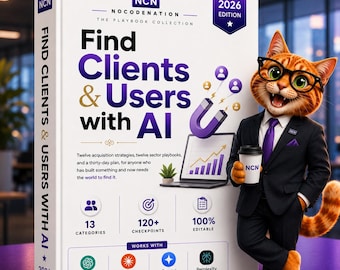 Trouver des clients grâce à l'IA | Guide d'acquisition de clients pour les PME, les freelances et les startups | Ebook marketing ChatGPT (PDF)
