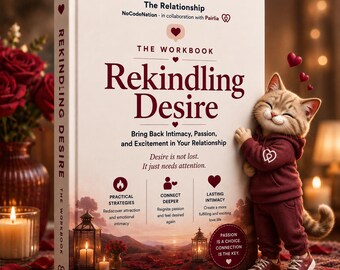 Rekindling Desire Workbook for Couples, Reconnect & Bring Back the Spark, Instant Download PDF