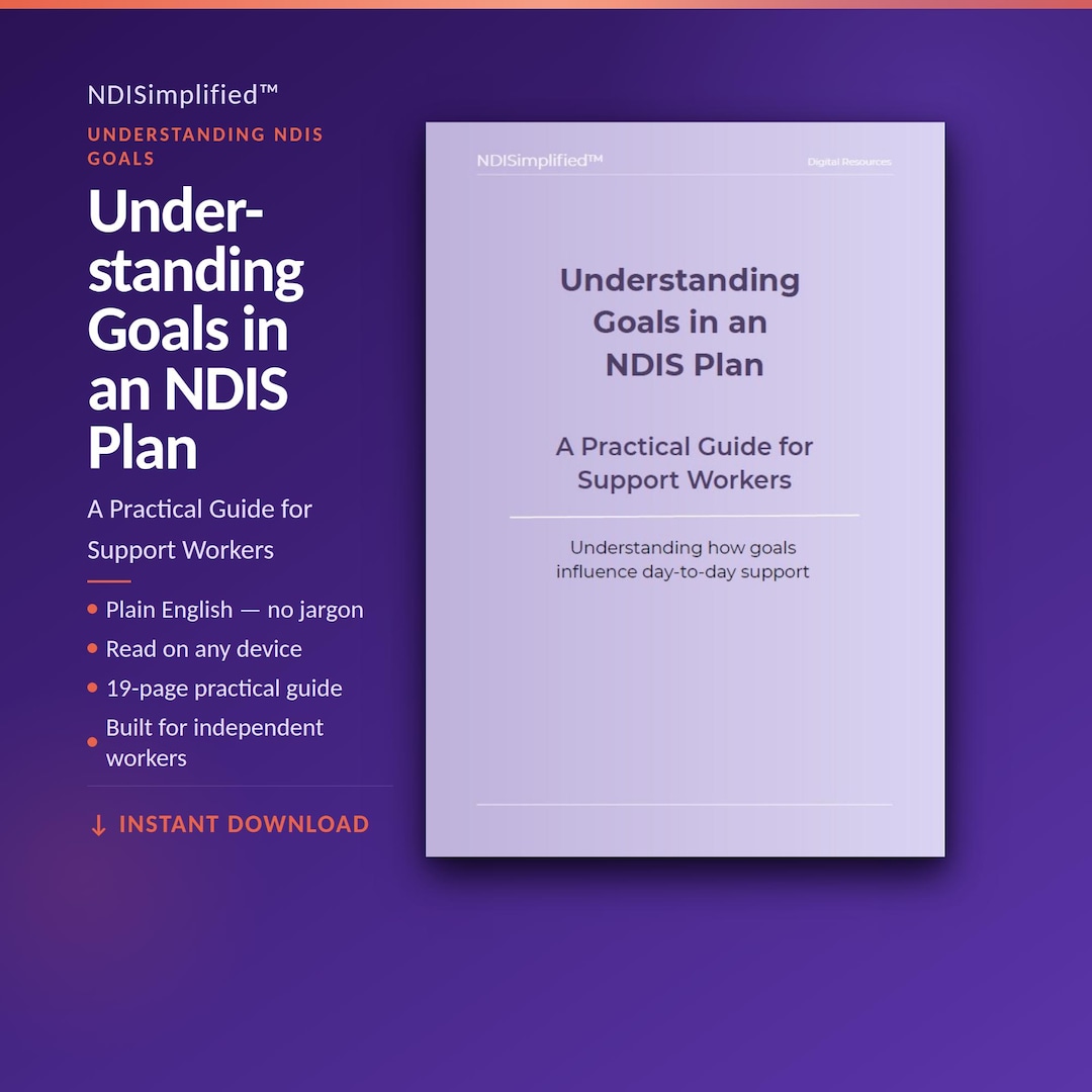 Ndis Mobilization Checklist.pdf Understanding Goals in an NDIS Plan | A Practical Guide for Support ...