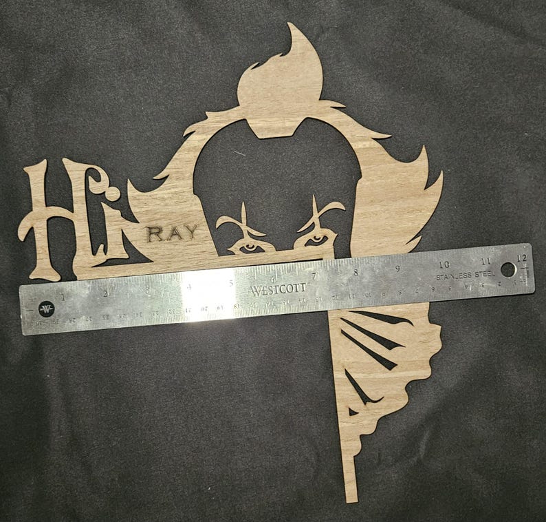Personalized Horror Door Corner Decor | Custom Horror Character | Laser ...