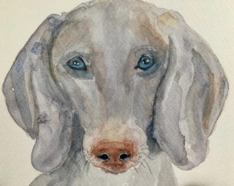 Ritratti personalizzati di animali domestici, disegnati e dipinti a mano ad acquerello, realizzati su ordinazione a partire da foto di cani o gatti!