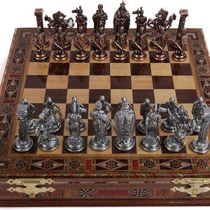 Antique chess pieces - Etsy 日本