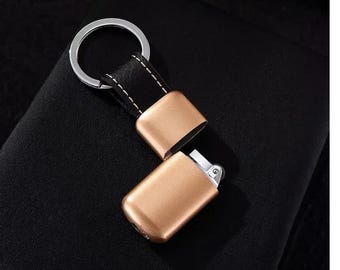 Briquet de survie mini porte-clés porte-clés gaz nouveauté EDC camping barbecue cadeau