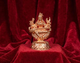 Handcrafted 2.24" Panchalogam Raja Matangi Devi Idol | Goddess of Wisdom, Speech & Mastery | Pooja, Temple and Gifting