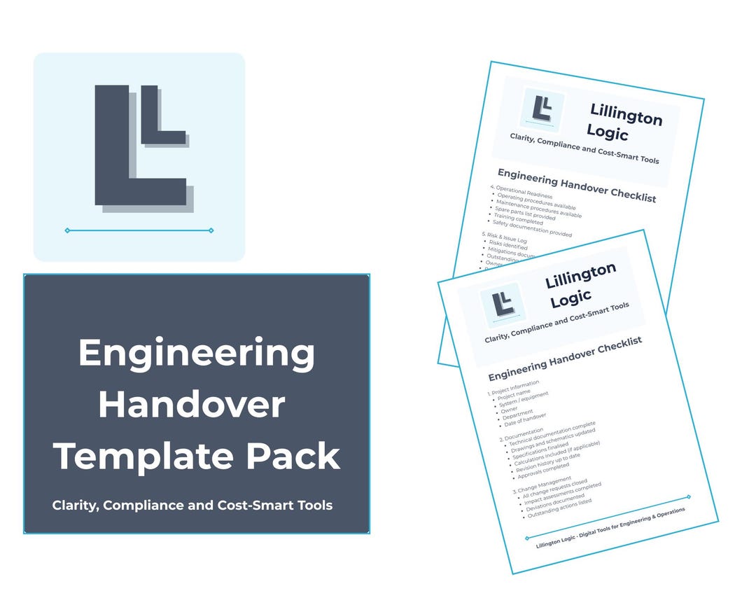 Engineering Handover Checklist | Editable Canva Template | Project ...