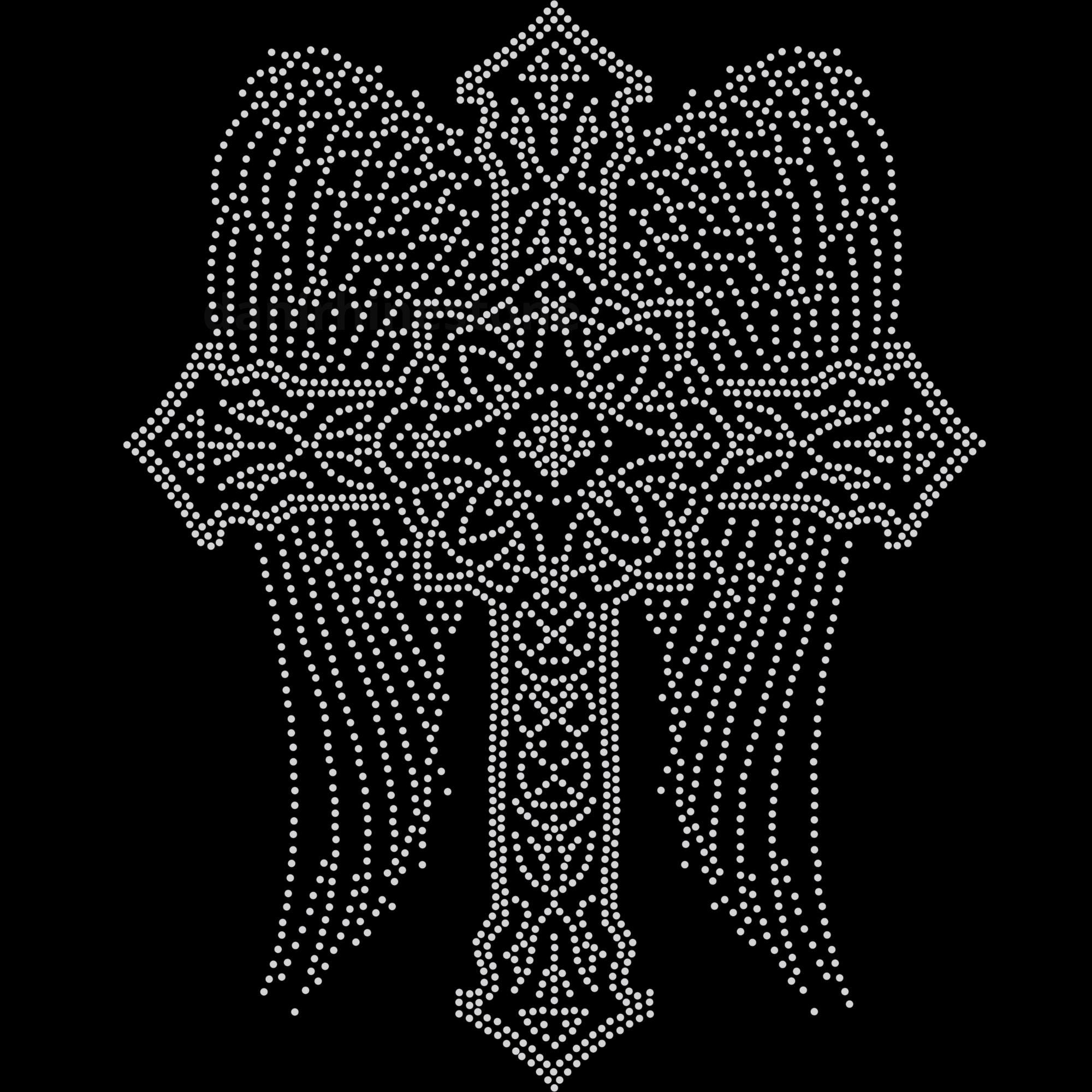 Cross Ss10 Rhinestone Template Svg Png Eps Dxf Digital Download - Etsy