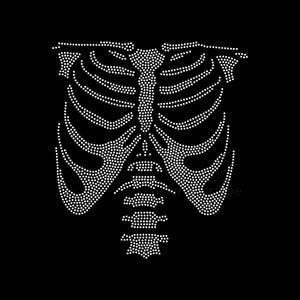 Skeleton ss10 Rhinestone Template Svg Png Eps Dxf Digital Instant Download