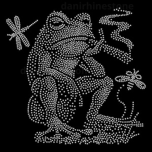 Frog ss06 Rhinestone Template Svg Png Eps Dxf Digital Download