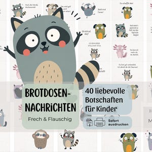 Brotdosen Nachrichten für Lunchbox Brotbox Federmappe | Botschaften für Kinder Teenager Jugendliche zum Ausdrucken | Mutmacher Karten Schule