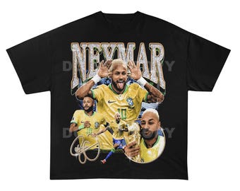 T-shirt grafica di Neymar Jr., maglietta per i Mondiali 2026