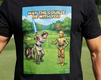 Camiseta / Camiseta de golf "Que el campo te acompañe"