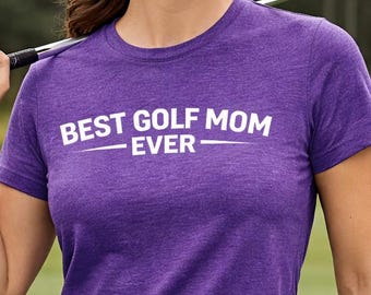 Camiseta "La mejor mamá golfista de la historia" / Camiseta de mujer para mamás golfistas