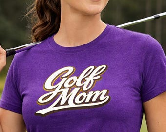 Camiseta Golf Mom / Camisa de golf de corte femenino