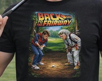 Camiseta «De vuelta al fairway» / Diseño retro de golf