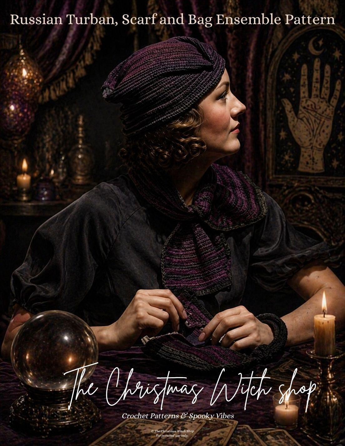 30 Best 1930s Style Crochet Patterns for Vintage-Inspired Makes 20 1930s Russian Turban, Scarf, and Bag Crochet Pattern