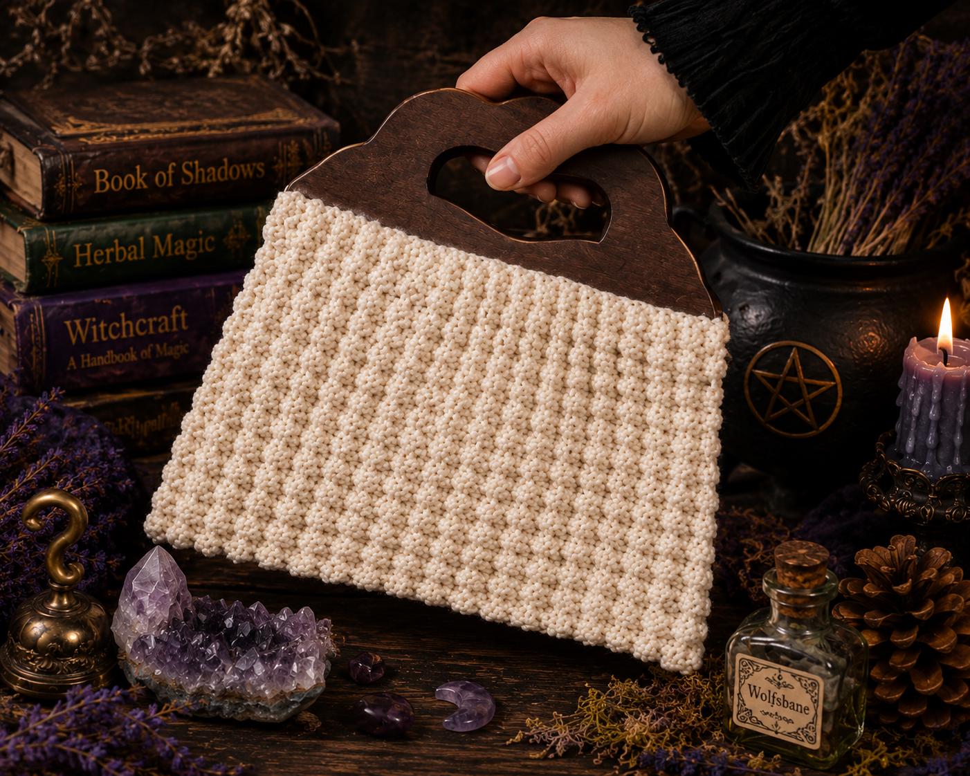 Witch's Moonlit Market Bag Pattern