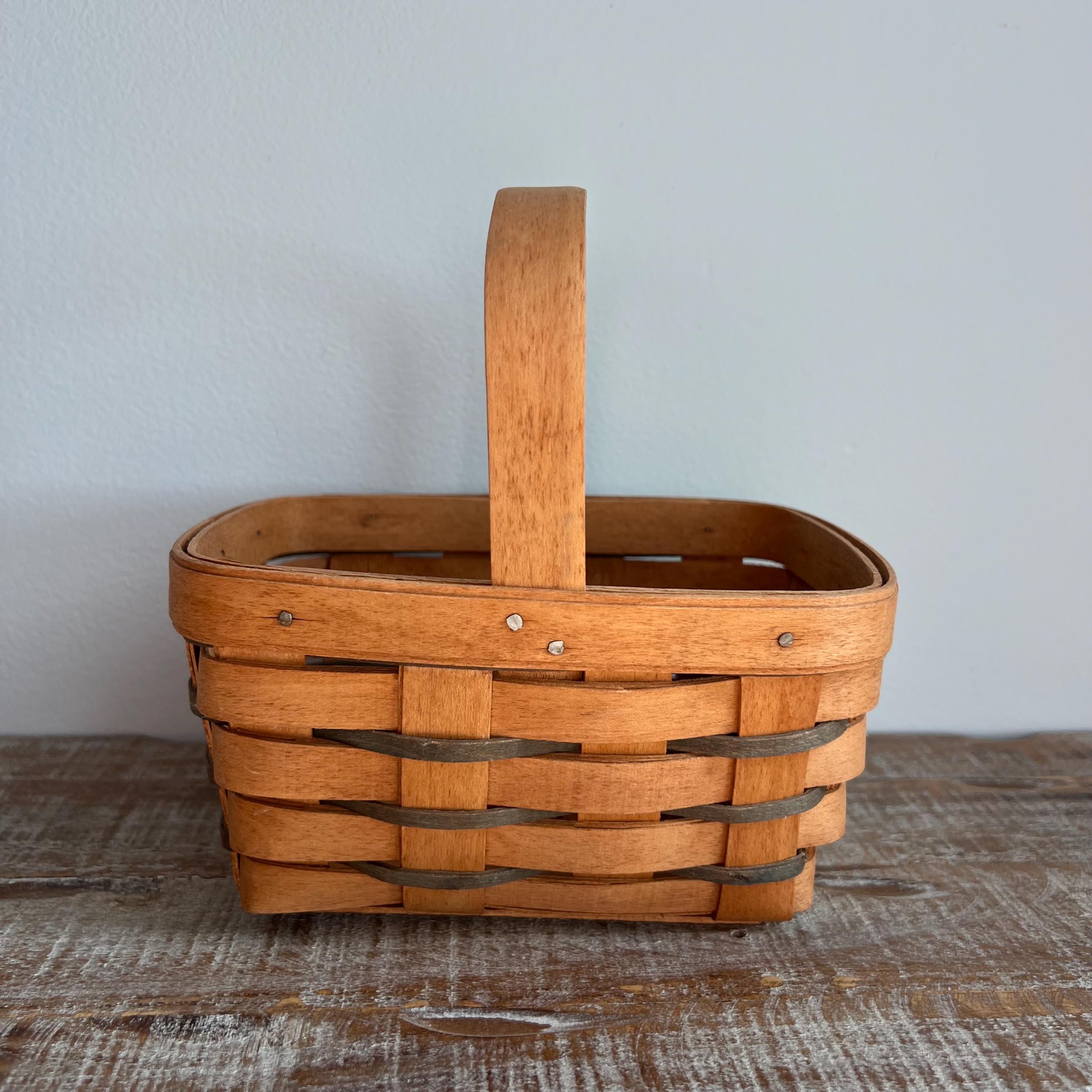 Longaberger Rectangle Basket - Etsy