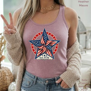 Vintage Patriotic Star Shirt, Est 1776 Americana Tee, Retro USA Flag Pinwheel Shirt,4th July Freedom Shirt,Star 4th of July Gift bild 13