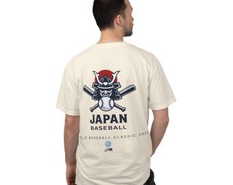 Japan WBC 2026 Samurai Primary Shirt - Unisex Jersey Short Sleeve