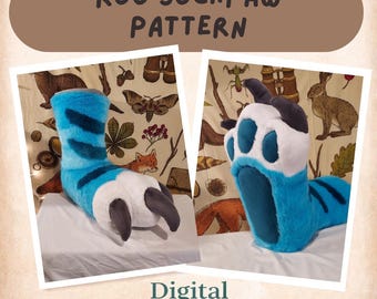 Roo Sockpaw Pattern - PDF DOWNLOAD