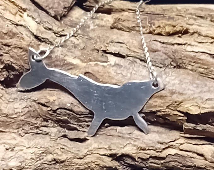 Humpback whale necklace