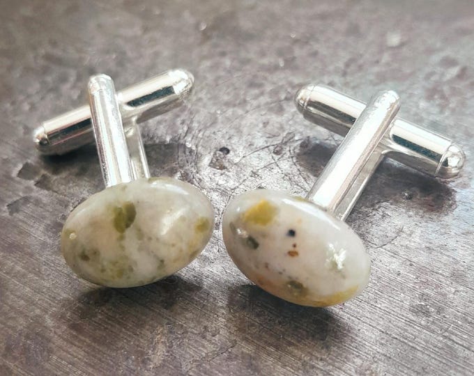 Iona marble Cuff-Links