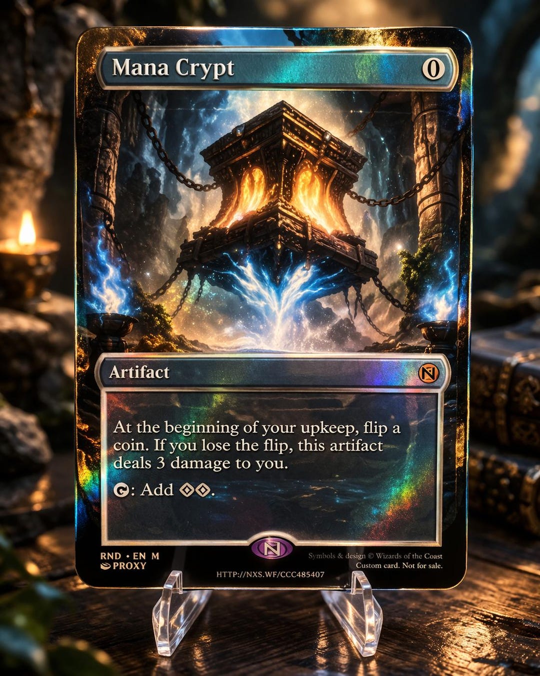 Magic the Gathering: Mana Crypt FOIL PROXY Card. - Etsy