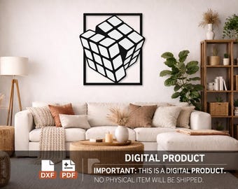 Metal Dice Wall Art – Modern Geometric Home Decor