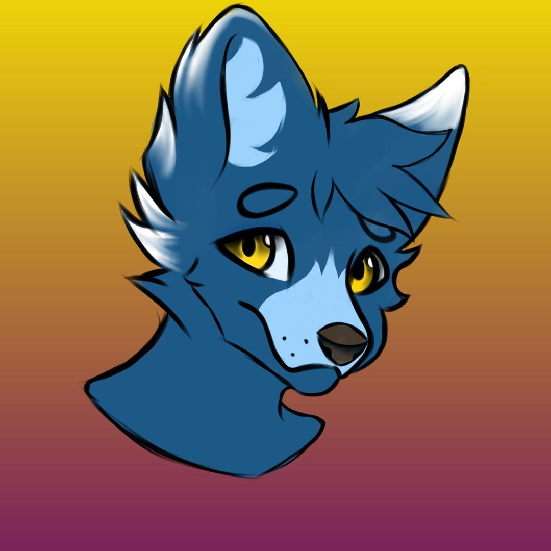 Custom Furry Badge Design (flat Color) - Etsy