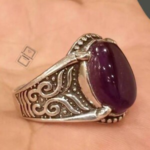 Natural Ruby Ring 925 Sterling Silver Handmade Ring,Vintage Ring,Statement Ring ,Gift For Him/Her