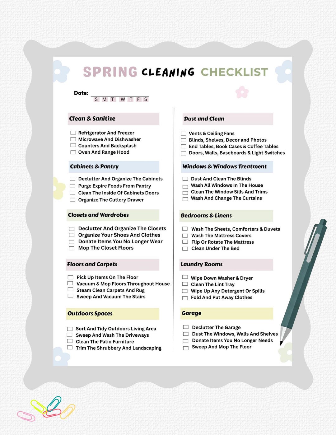 Spring Cleaning Checklist Instant Download Get Ready For Spring spring-cleaning-checklist-instant-download-get-ready-for-spring