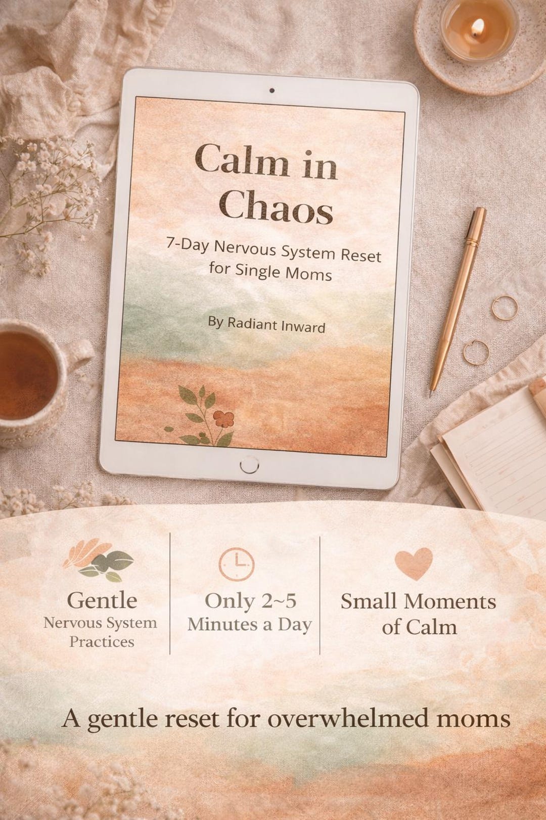 Single Mom 7-day Nervous System Reset – Gentle Self Care Guide (digital ...