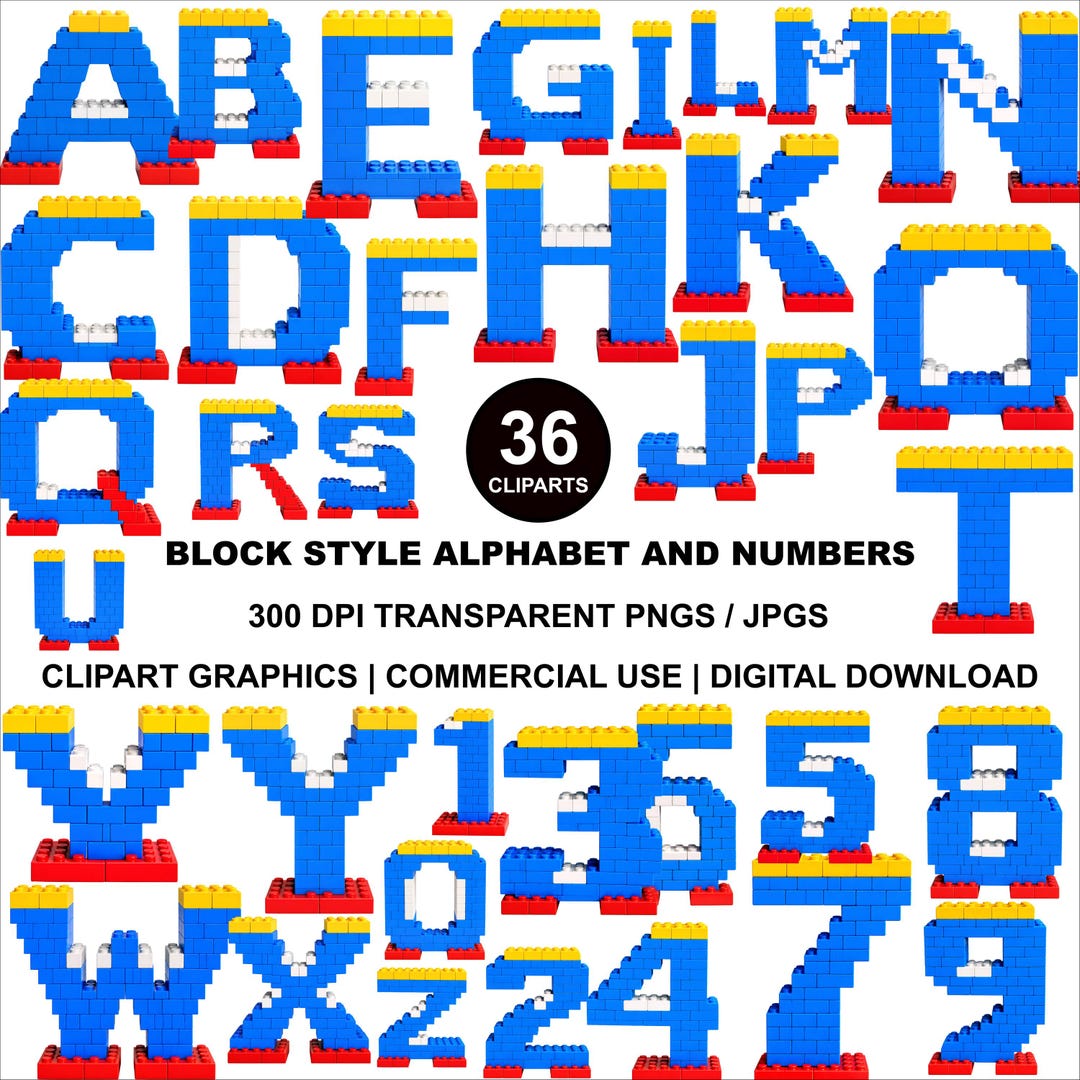 Values Block Letters Block Style Letters Clipart, Block Alphabet, Numbers PNG, Letters ...