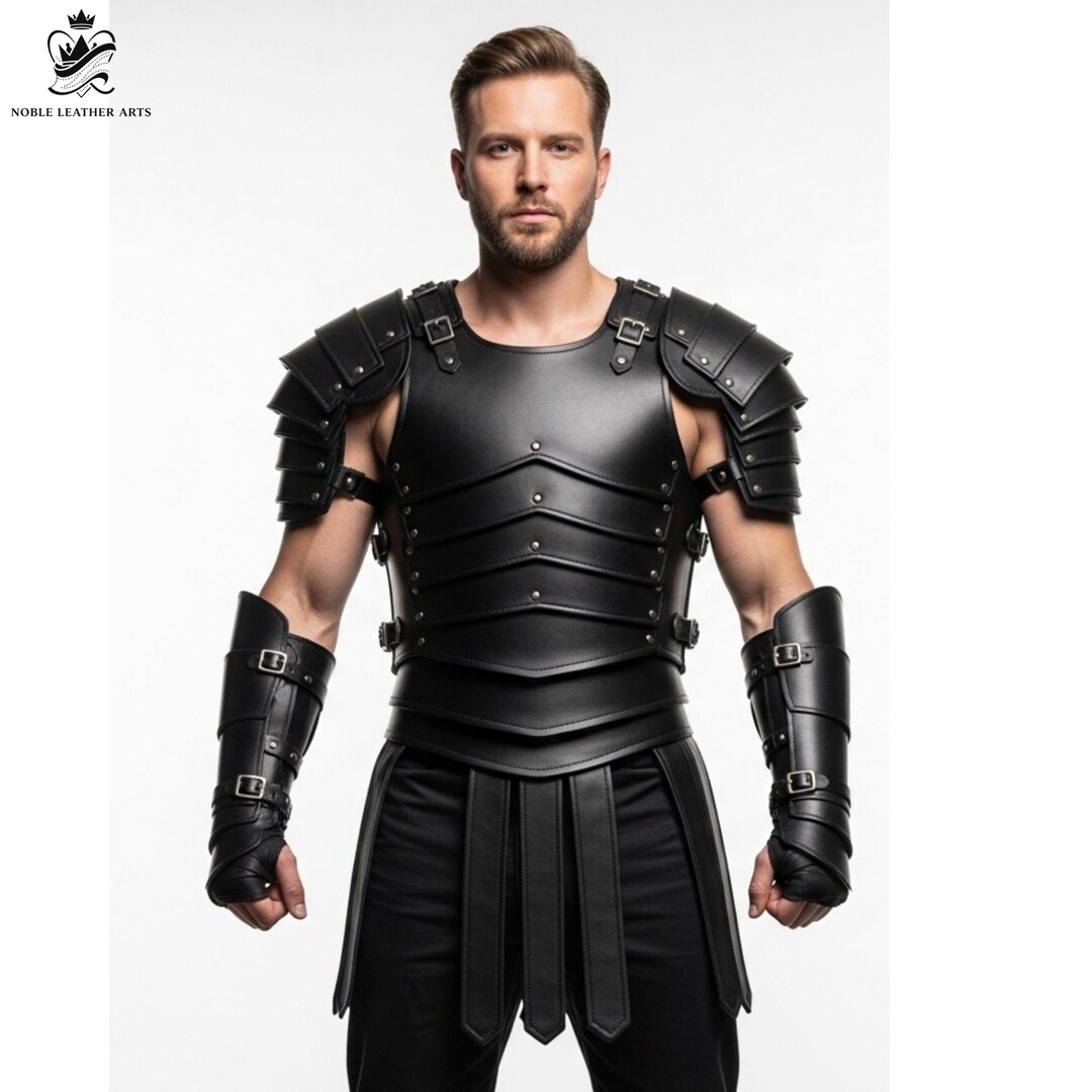 Larp Fighter Handmade Phantom Assassin Armor for Men | Shadow Fighter Suit | LARP ...