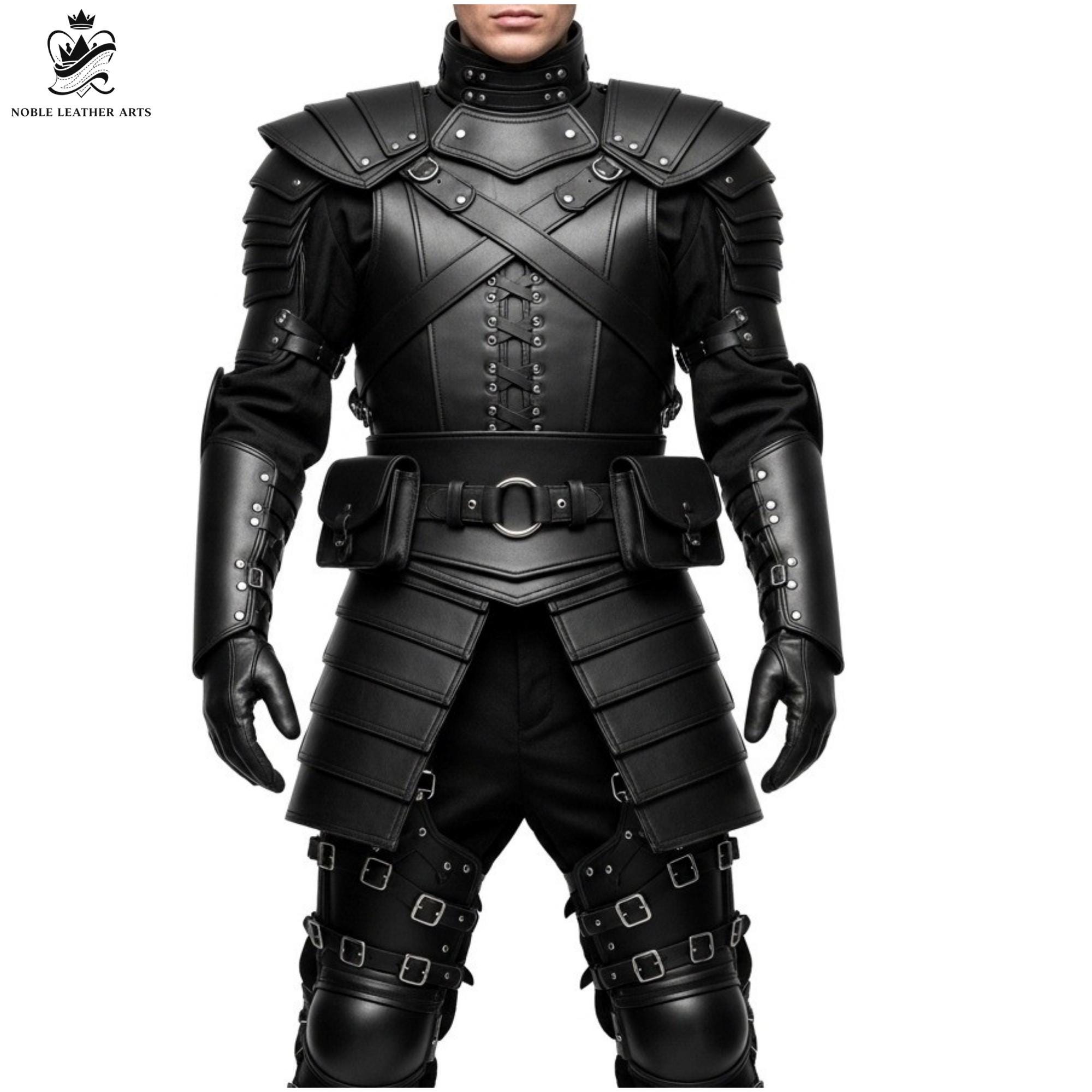 Custom Stealth Shinobi Battle Outfit for Men | Ninja Leather Suit