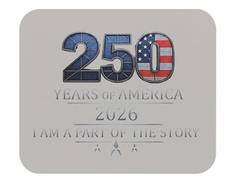 Alfombrilla de ratón 250 años de Estados Unidos 2026 / Aniversario de la bandera patriótica de EE. UU.