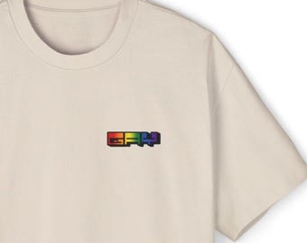 Camiseta con el logo del arcoíris del orgullo / Camiseta con el mensaje "Orgulloso de ti"