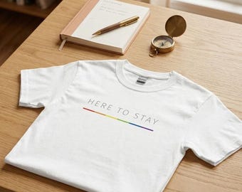 LGBTQ - Para quedarse - Camiseta clásica unisex de cuello redondo