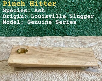 Pinch Hitter – Pfeife, handgefertigt aus einem im Spiel verwendeten Baseballschläger