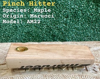 Pinch Hitter – Pfeife, handgefertigt aus einem im Spiel verwendeten Baseballschläger
