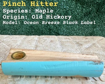 Pinch Hitter – Pfeife, handgefertigt aus einem im Spiel verwendeten Baseballschläger