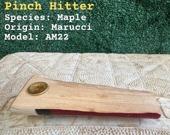 Pinch Hitter – Pfeife, handgefertigt aus einem im Spiel verwendeten Baseballschläger