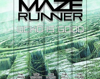The Maze Runner - Custom Book Jacket Set (5 jackets for hardcover books)
